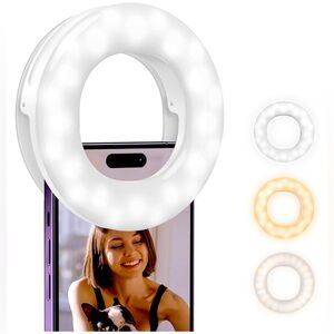 Selfie ring light for phone  dimensions 90 90 31mmv